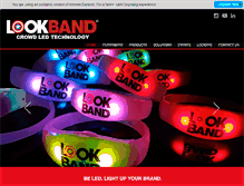 Tablet Screenshot of lookband.com